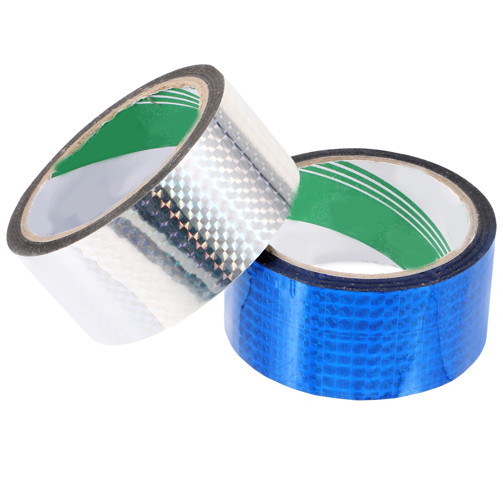 

2pcs Silent Packaging Tape Rolls 50m Silver Heavy Duty Adhesive Packing for Shipping Boxes Multifunction Bopp Carton Tape
