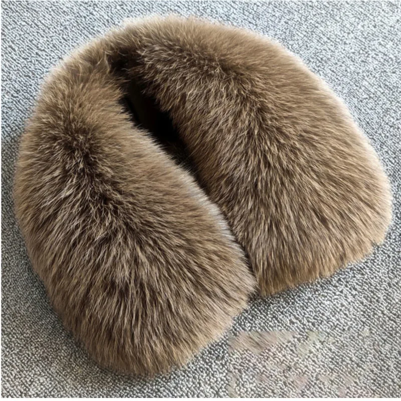 Real Fox Fur Scarf Women Keep Warm Natural Fur Scarf Women Large Fur Collar Coat Fur Collar Scarves Fox Fur Scarves For Ladies