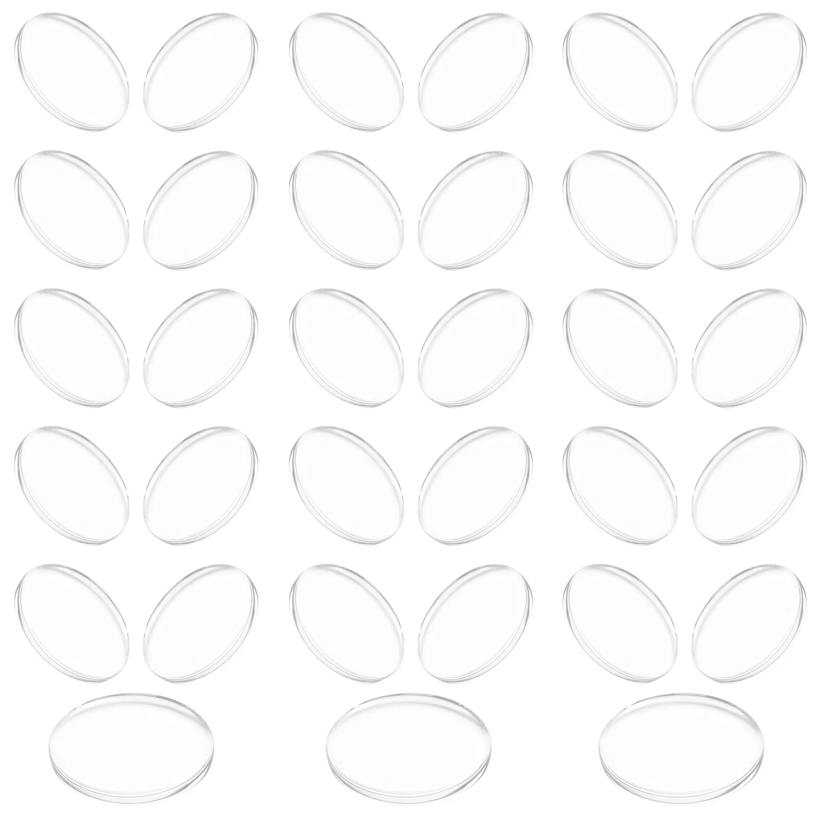 

1 set 1 Set Of Diy Refrigerator Magnets Clear Glass Cabochons Craft Magnets Making Kit Transparent Dome Fridge Art Supplies