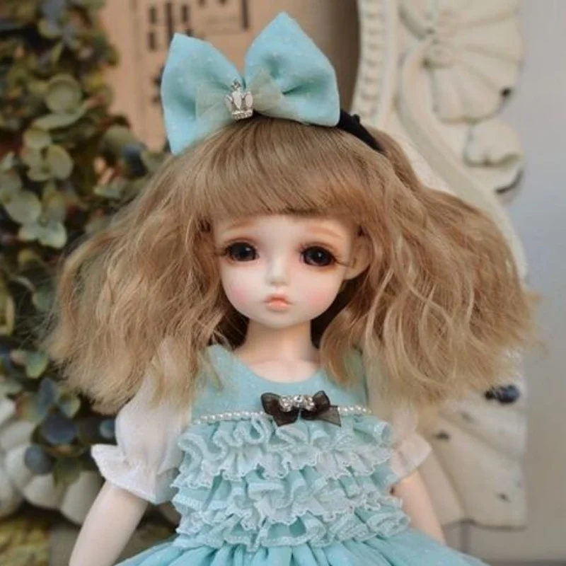 

JD235 1/6 1/4 1/3 Fashion Short Corn Perm Heat Resistance YOSD MSD SD BJD Doll Wigs
