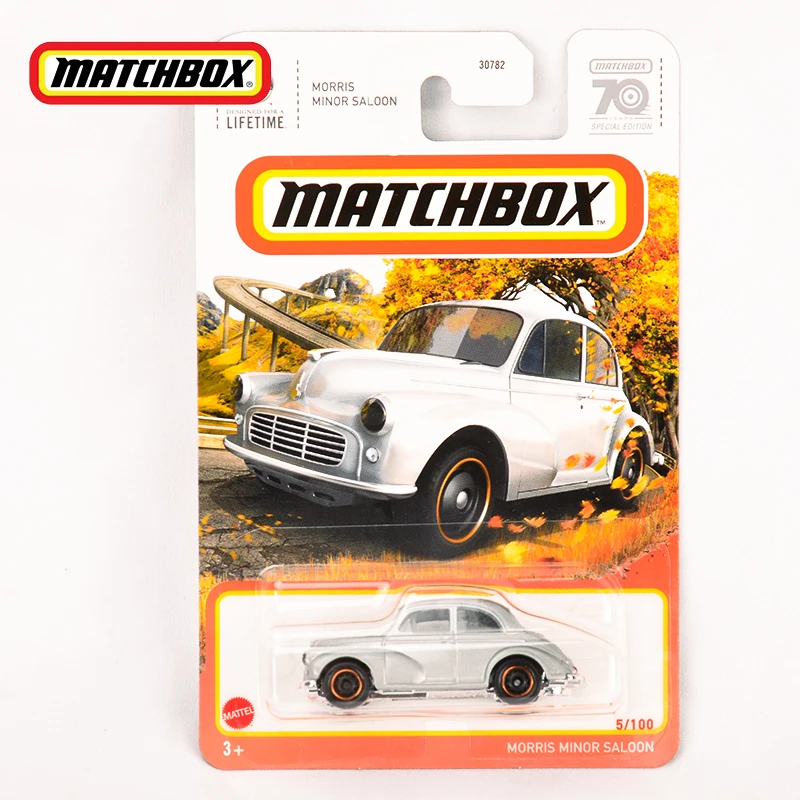 Mattel-Matchbox Car for Boys, 70 Years Worker Toys, 1/64 Diecast, Space X Dragon, Porsche 911, GT3, Volkswagen Golf Gift, Original