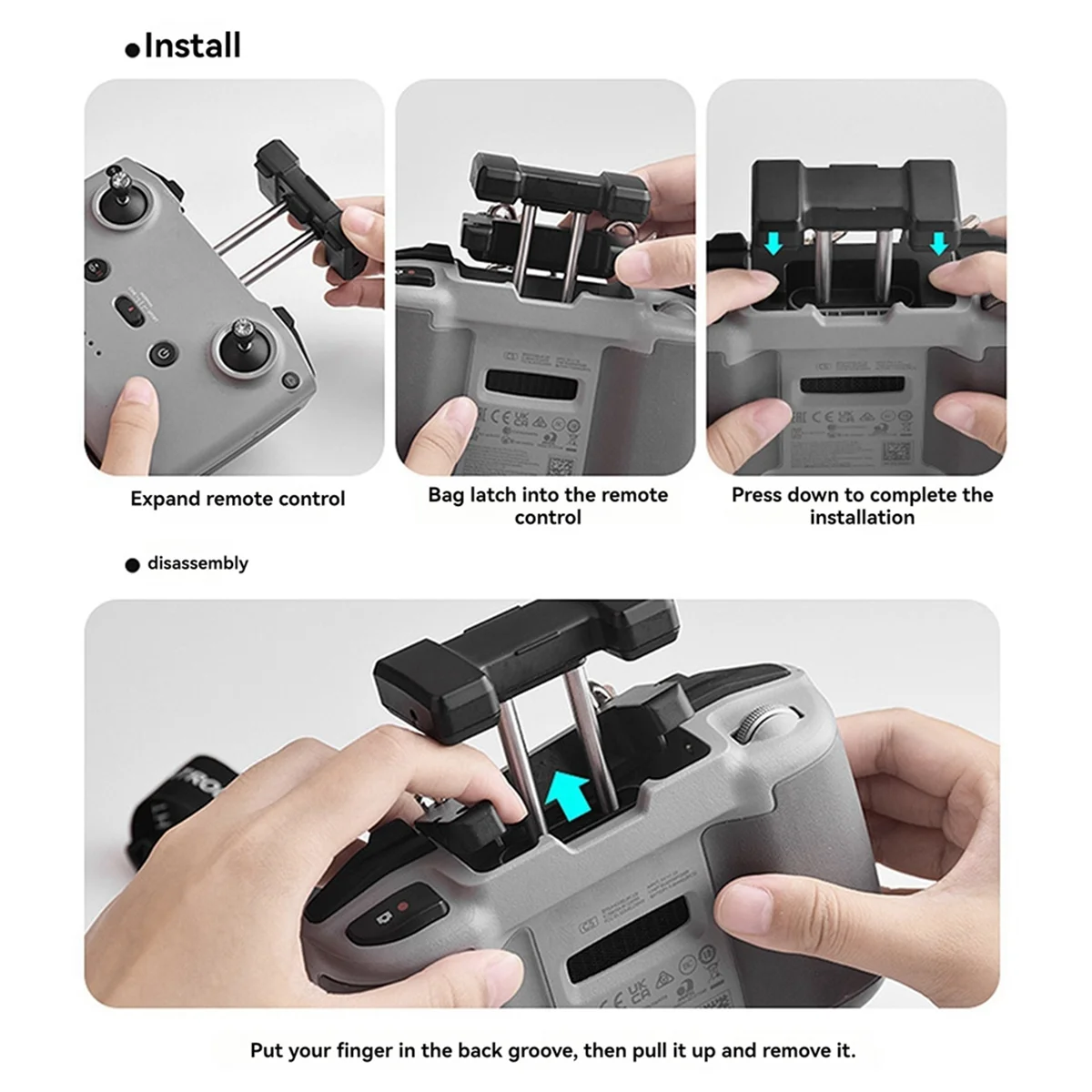 Эффективный, подходит для DJI MINI 4K/4PRO со шнурком для дистанционного управления с экраном