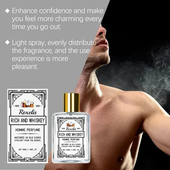 ROXELIS Cupid Blue Fresh Fruits Fragrance Enhance Men Charm Long Lasting Portable Citrus Scent For Daily Party Dating Gift 2