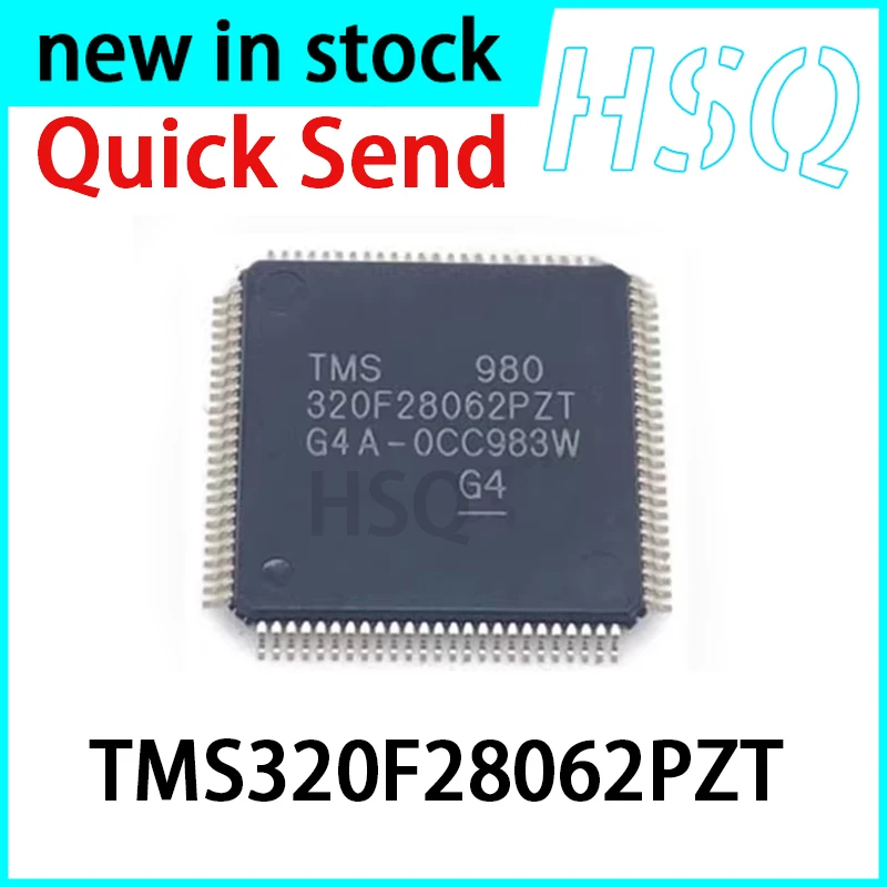 1PCS TMS320F28062PZT TMS320F28062 LQFP-100 Microcontroller Chip