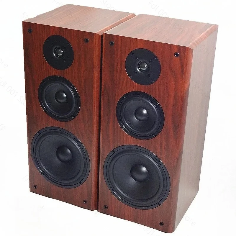 100W 8-Inch speaker three-way frequency high-quality passive low-medium-high wooden speaker home theater HIFI