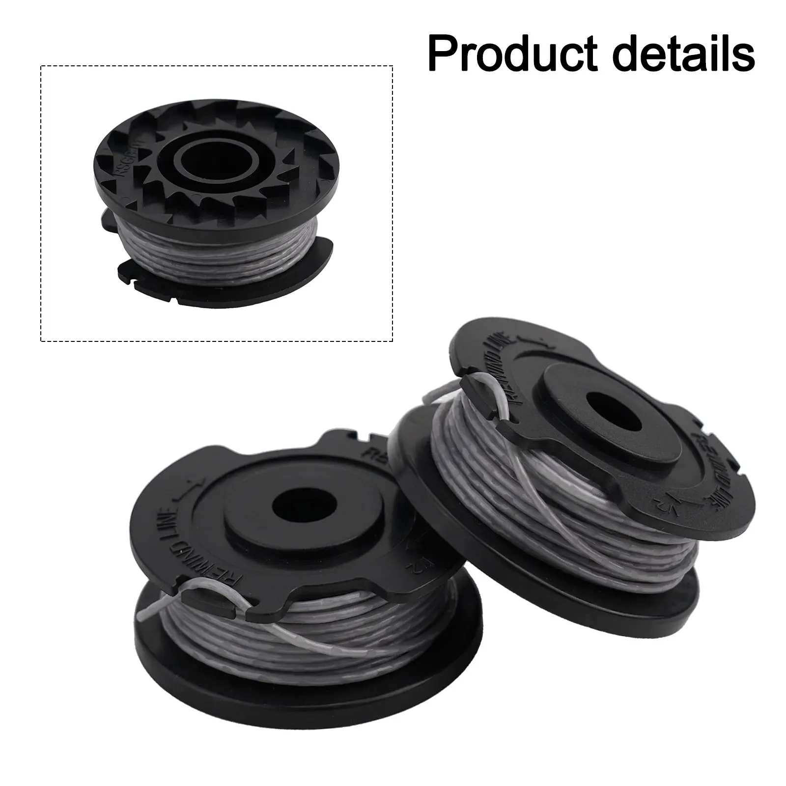 New Practical Line Spools Trimmer Line Tool 2pcs Cordless 1.5mm*6m For & Garden Household  New Practical Line