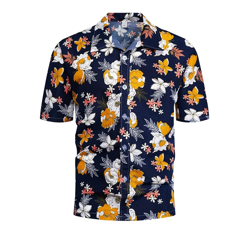 

3D Print Hawaiian Shirt Tropic Plant Floral Shirts Men Vacation Blouse Flower Baggy Shirt Women Party Fashion Casual Beach Shirt