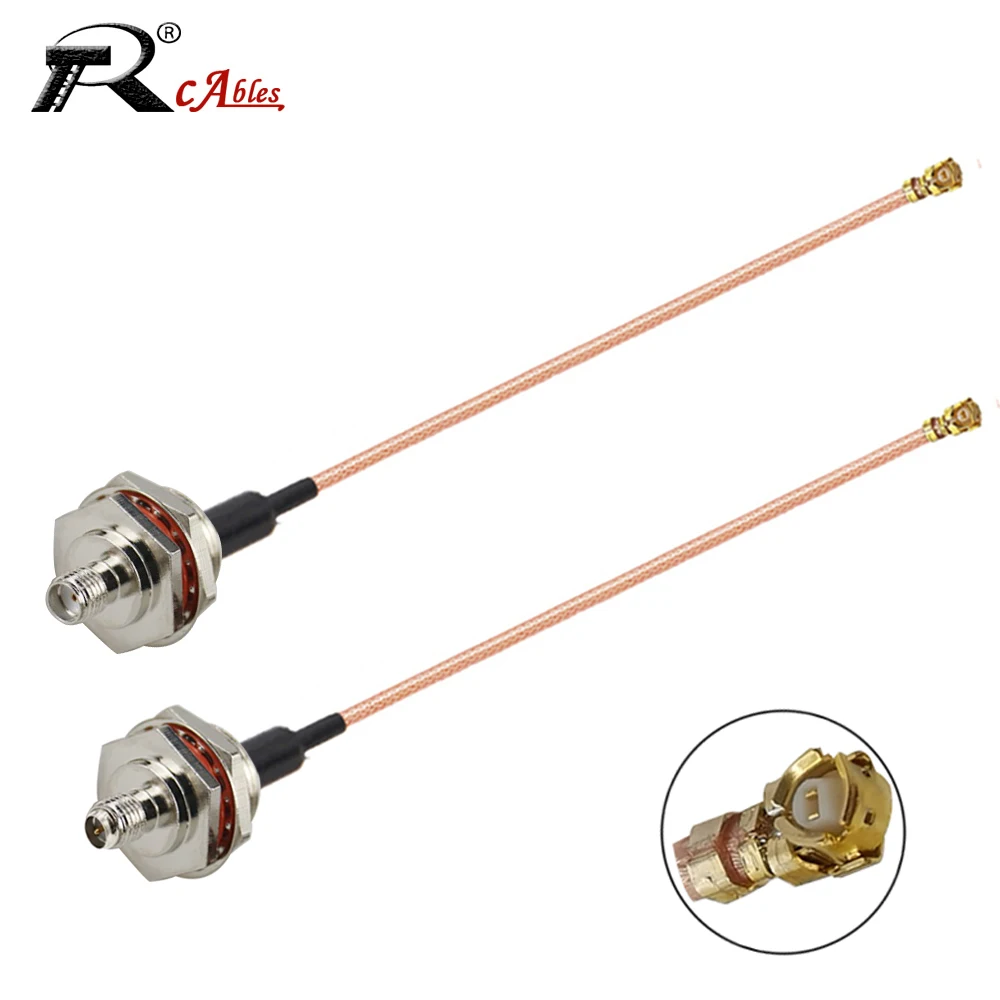 10PCS RG178 Coaxial Cable M16 Waterproof RP SMA Female to U.FL MHF Female Jack Connector RF Pigtail for WIFI Antenna Extension