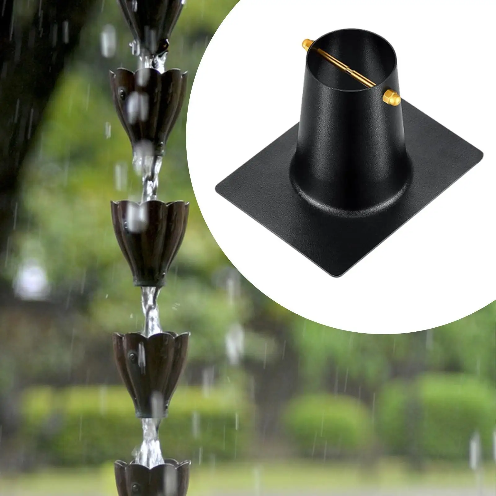 

Аксессуары для желоба с дождевой цепью для установки дождевой цепи