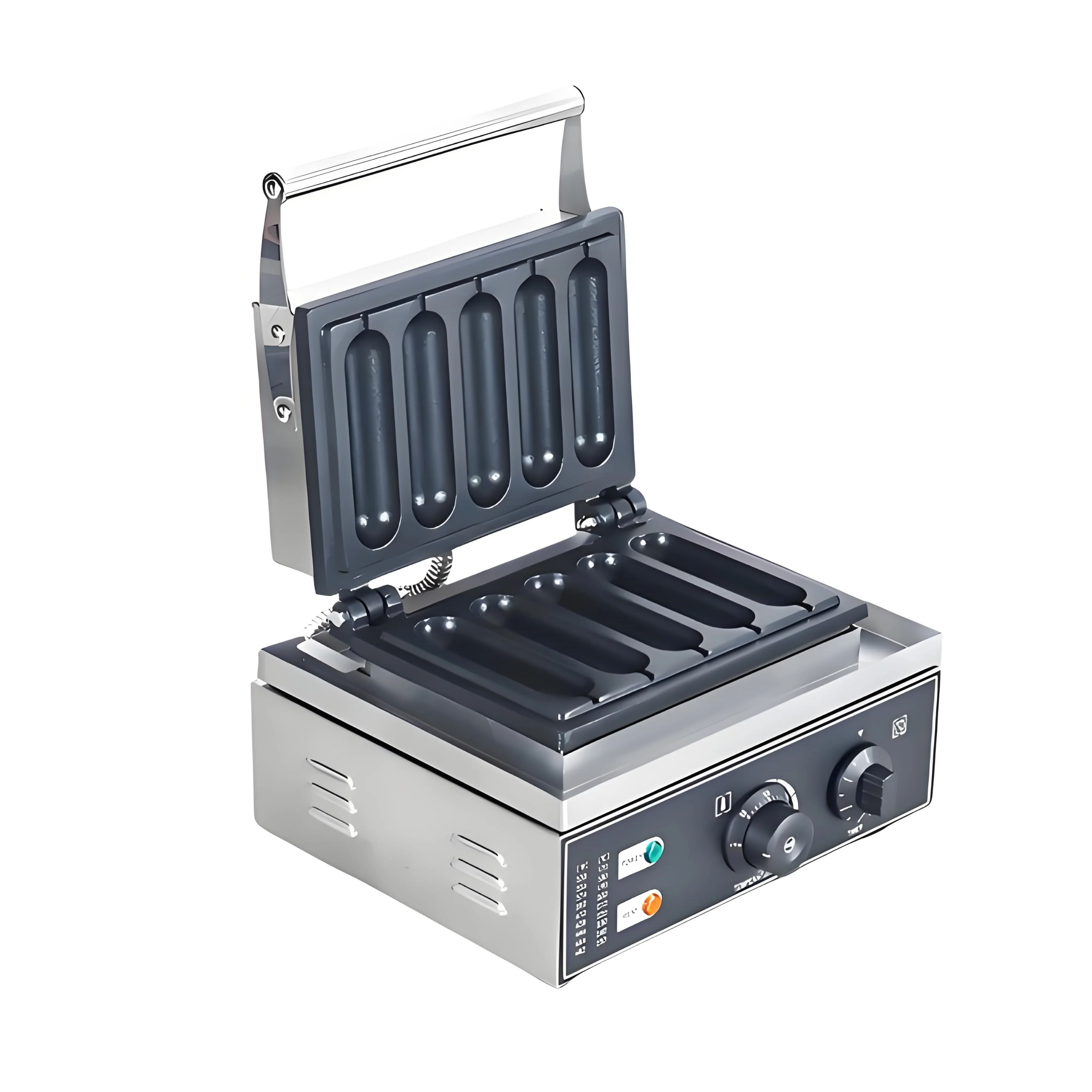 

Горячая распродажа: Коммерческий аппарат для приготовления вафель и хот-догов 220В с антипригарным покрытием, для снеков и сосисок