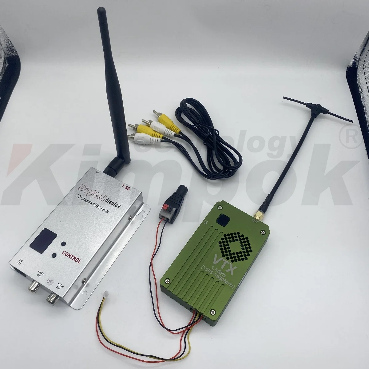 

1.5GHz 8W Drone AV Video Transmitter Receiver 30km Transmittion RushFPV Parts UAV VRX Accessories 1505/1680MHz FPV VTX VRX DIY