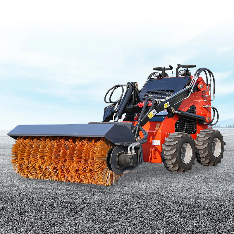 Long-life small skid steer loader skid steer loader type standard bucket mini skid steer loader teleskop
