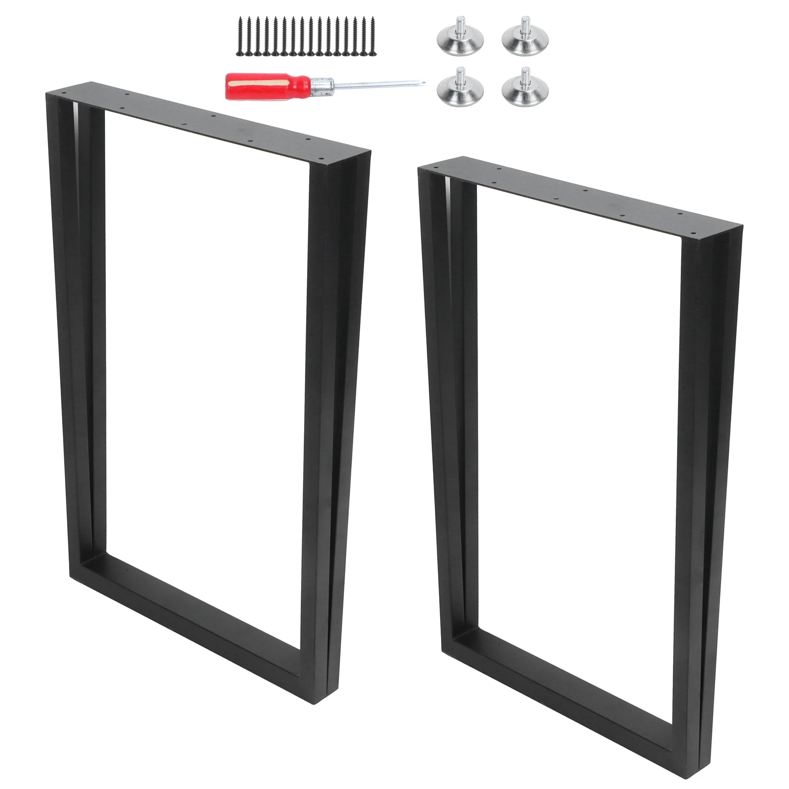 1 Pair Wrought Iron Table Leg Modern Desk Legs for Dining Furniture Coffee Bench Tables Parts