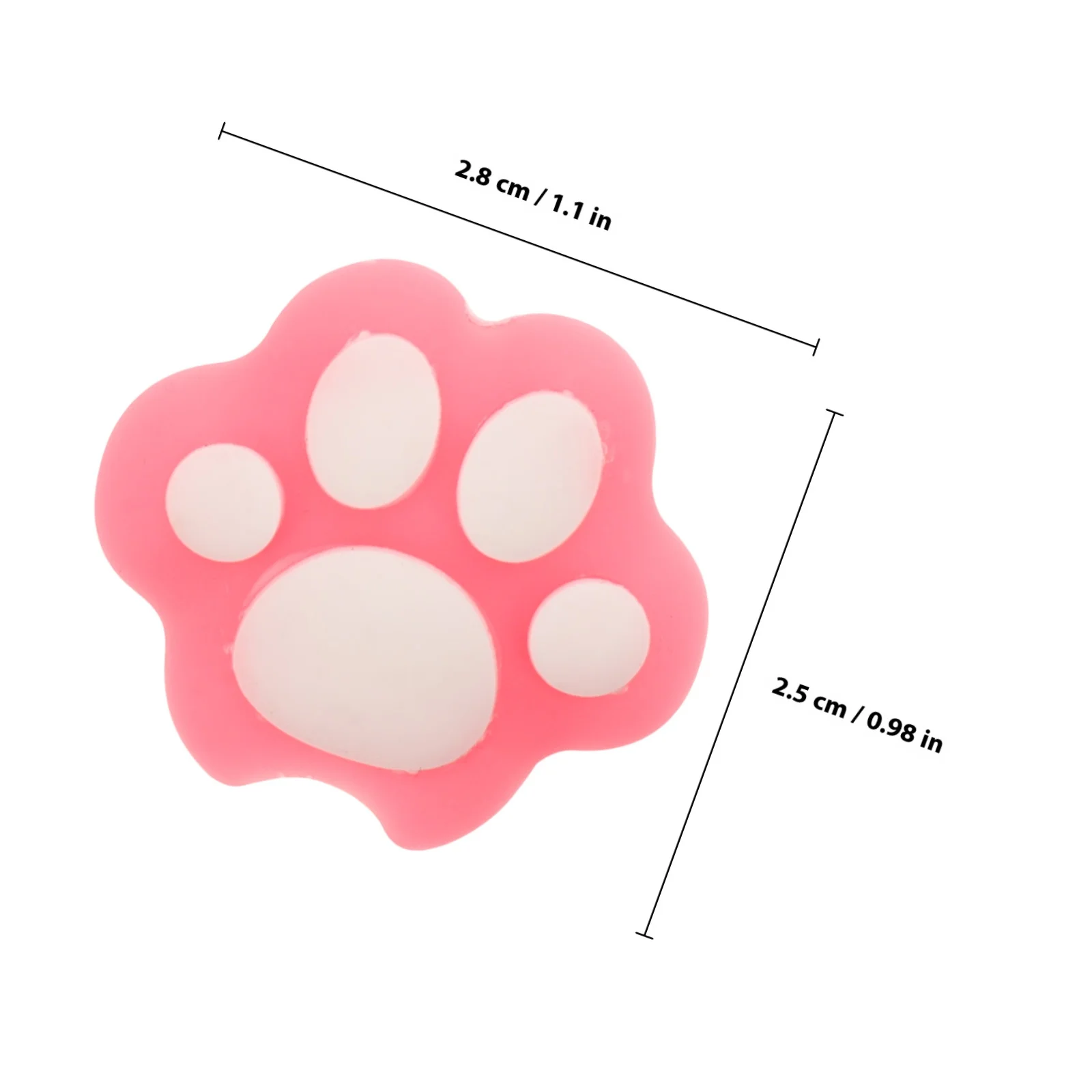 10 шт., розовые колпачки для карандашей в виде кошачьей лапы, силиконовые защитные приспособления для карандашей, предотвращающие ломкость для школьного офиса, офисных принадлежностей