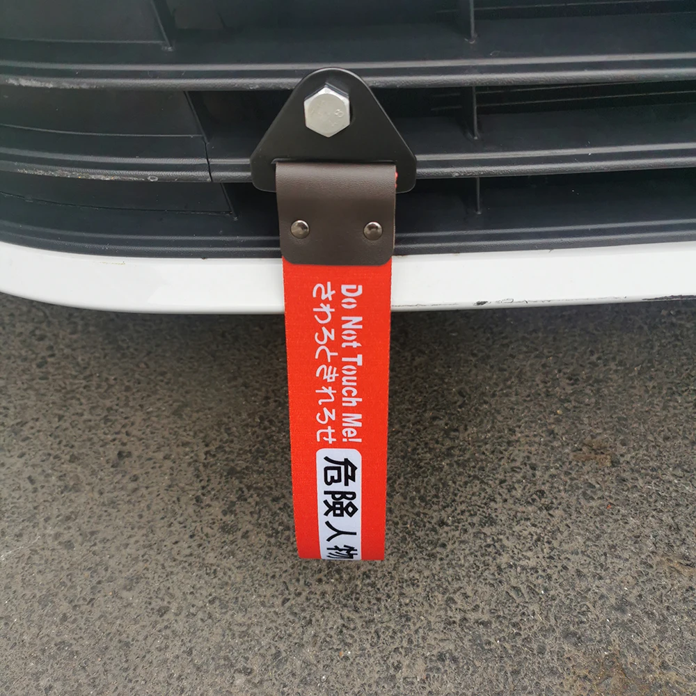 JDM Kultur Auto Farbe Anhänger Abschleppgurt Gürtel Abschleppseil Band Auto Zubehör Anhänger Seile Stoßstange Abschleppgurt FÜR FAKETAXI – Detail 14