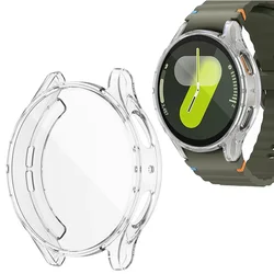 Screen Protector Soft TPU Bumper Case for Samsung Galaxy Watch 7 4 5 6 44mm 40mm Full Cover for IWatch Ultra 7 SE 6 5 4 3 2