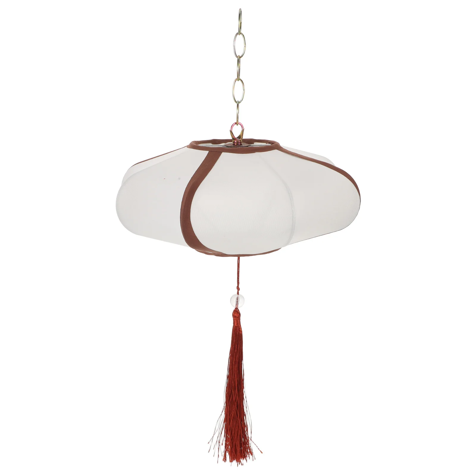 

Vintage Fabric Lantern: Asian Style Pendant Lampshade For Home Restaurant Decor Soft Lighting Hanging Cloth Light Cover