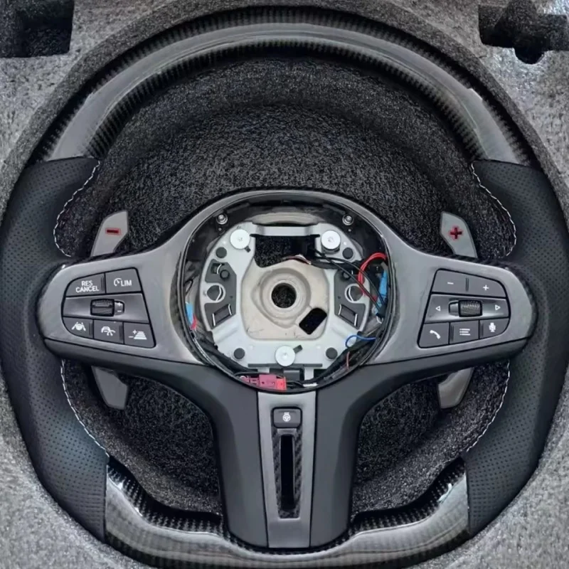 

CustomizedCarbon Fiber Leather Car Steering Wheel For BMW G01 G02 G05 G06 G07 G38 G11 G12 G20 G30 M3 M4 M5 M6 M8 Steering Wheel
