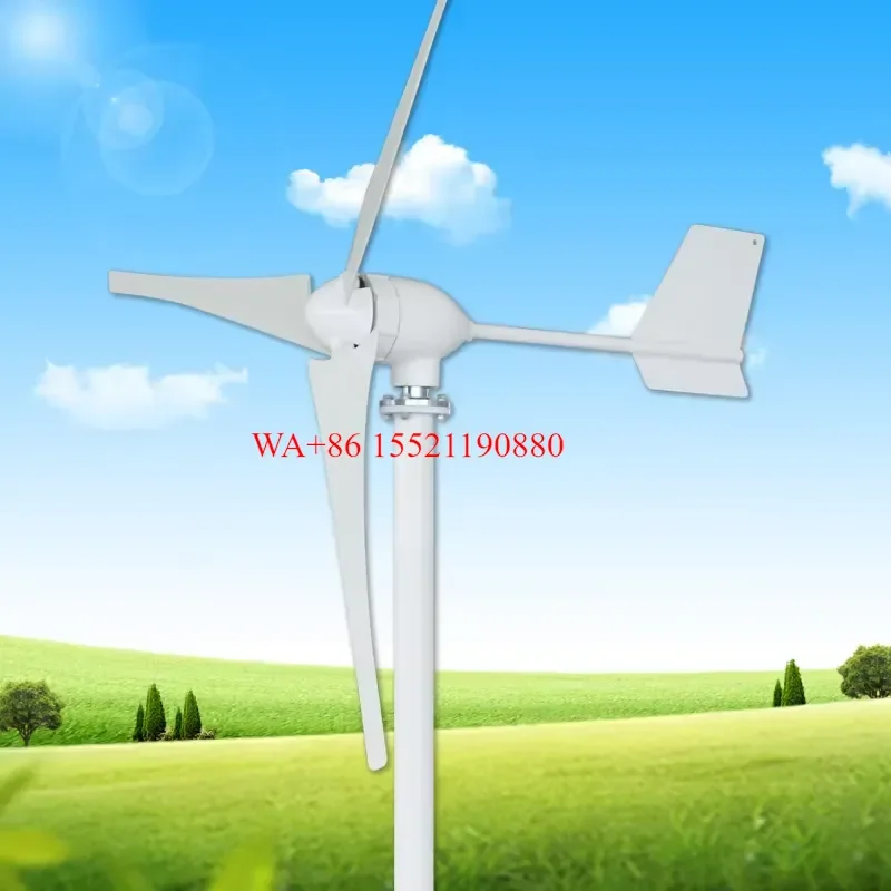 WMWMNU 1500W Off Grid Wind Turbine Generator Low Noise Operation for Home Cottage CE ISO Certified