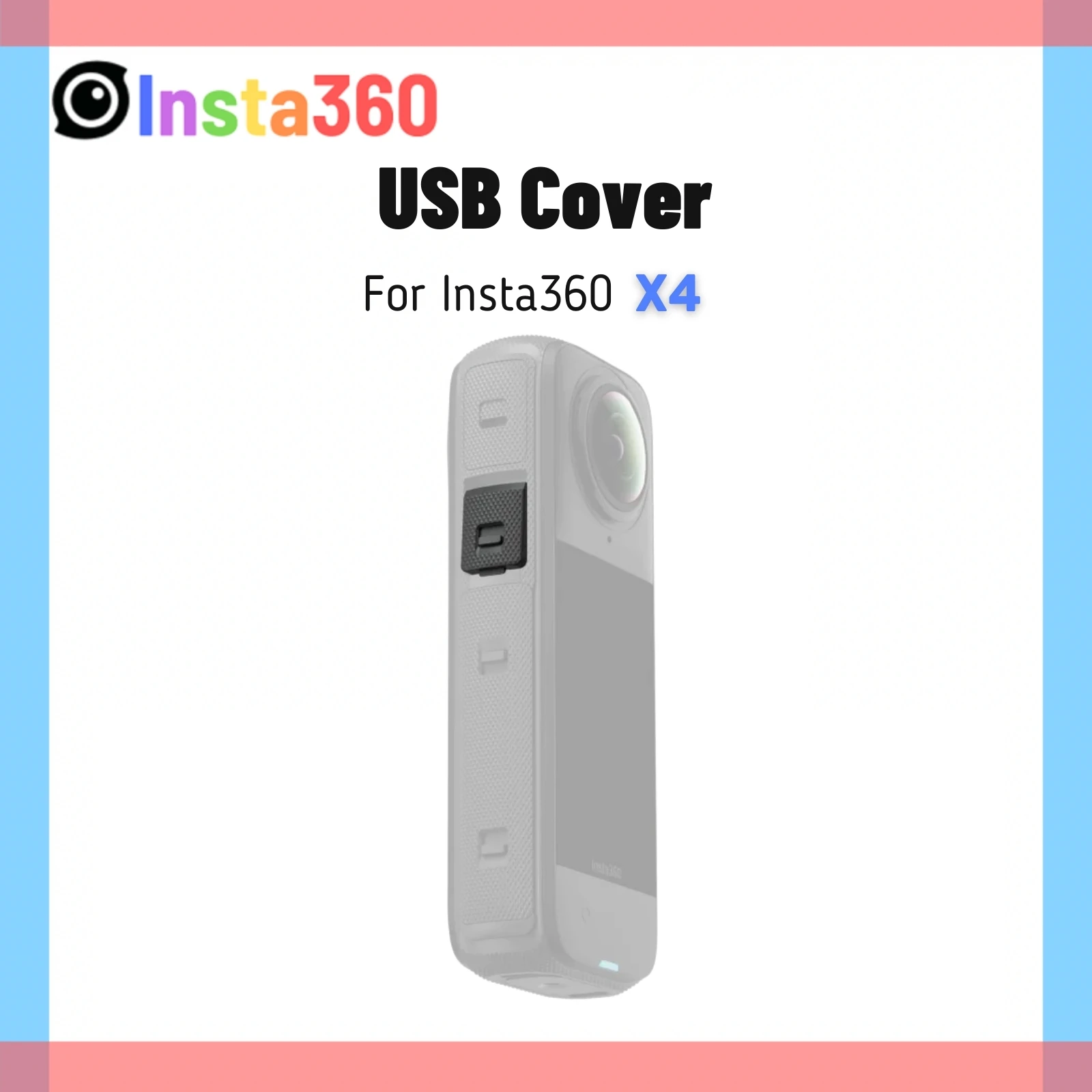 Insta360 X4 USB Cover Type C Charging Port Protector Cap Replacement Spare Part For Insta 360 x4 Original Accessories