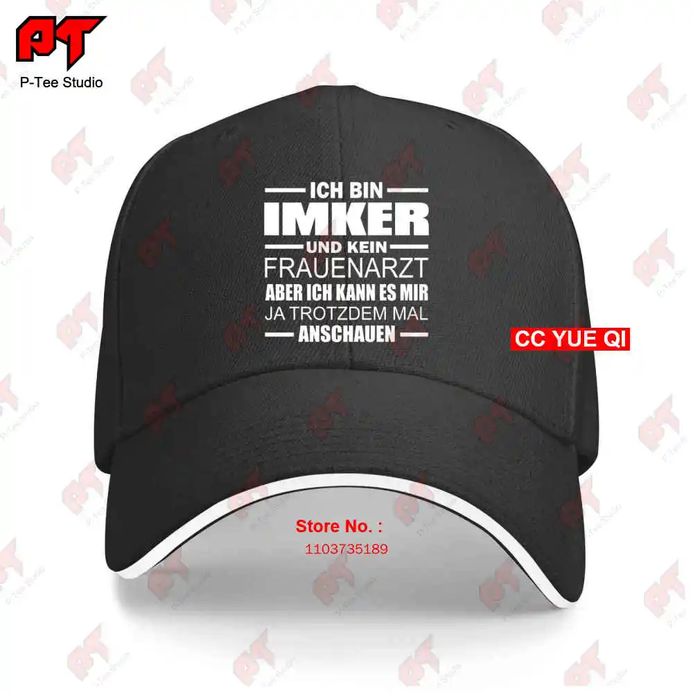 Imker Frauenarzt Lustig Geschenk Spruch Sprüche Bienen Honig Baseball Caps Truck Cap 660Z