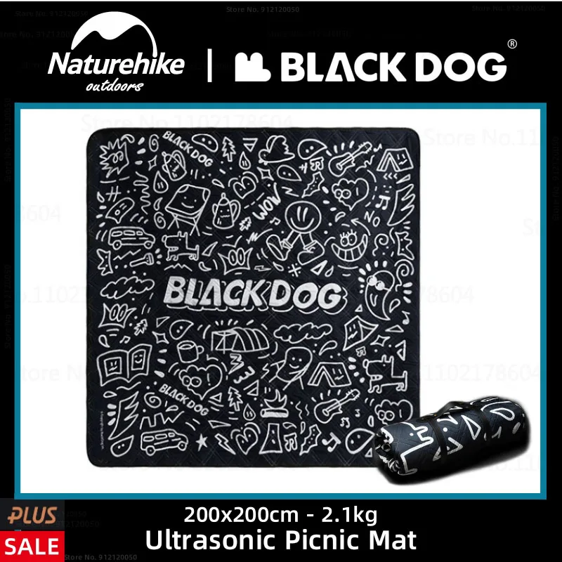 

Naturehike-BLACKDOG Picnic Blanket Waterproof Extra Large Ultra-light Mattress Portable Ultrasonic Picnic Mat Camping Supplies