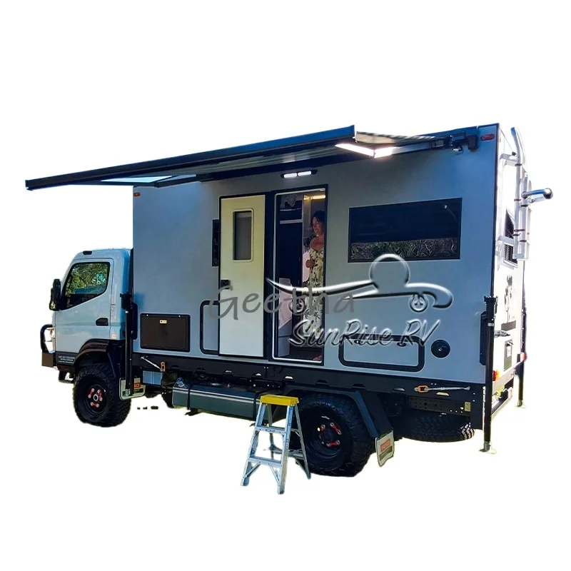 

for Luxury 4x4 Off Road Truck Box Expedition Camper Caravan Pickup Motorhome Truck Camping Cabin With Bathroom