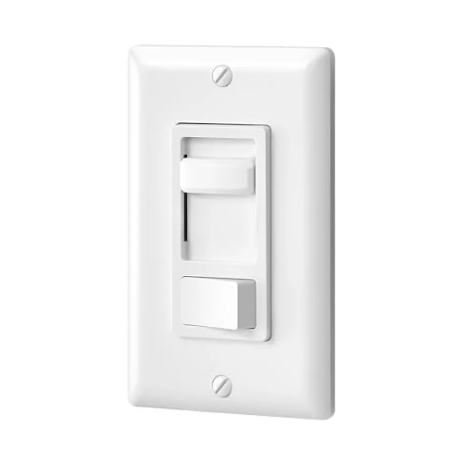 Dimmer Switch for LED Lights, 600W Incandescent/Halogen and 150W CFL/LED, Single-Pole or 3-Way Dimmer Light Switch, ETL & cUL L