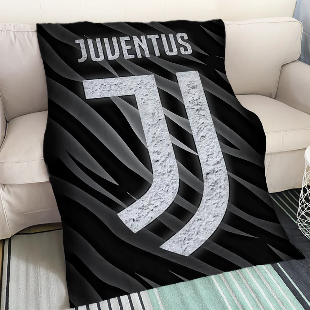 J-Juventus F.CS Fluffy Blanket Football Throw Blanket for Sofa Blankets Double Bed Blankets and Throws Cobija Summer Comforter