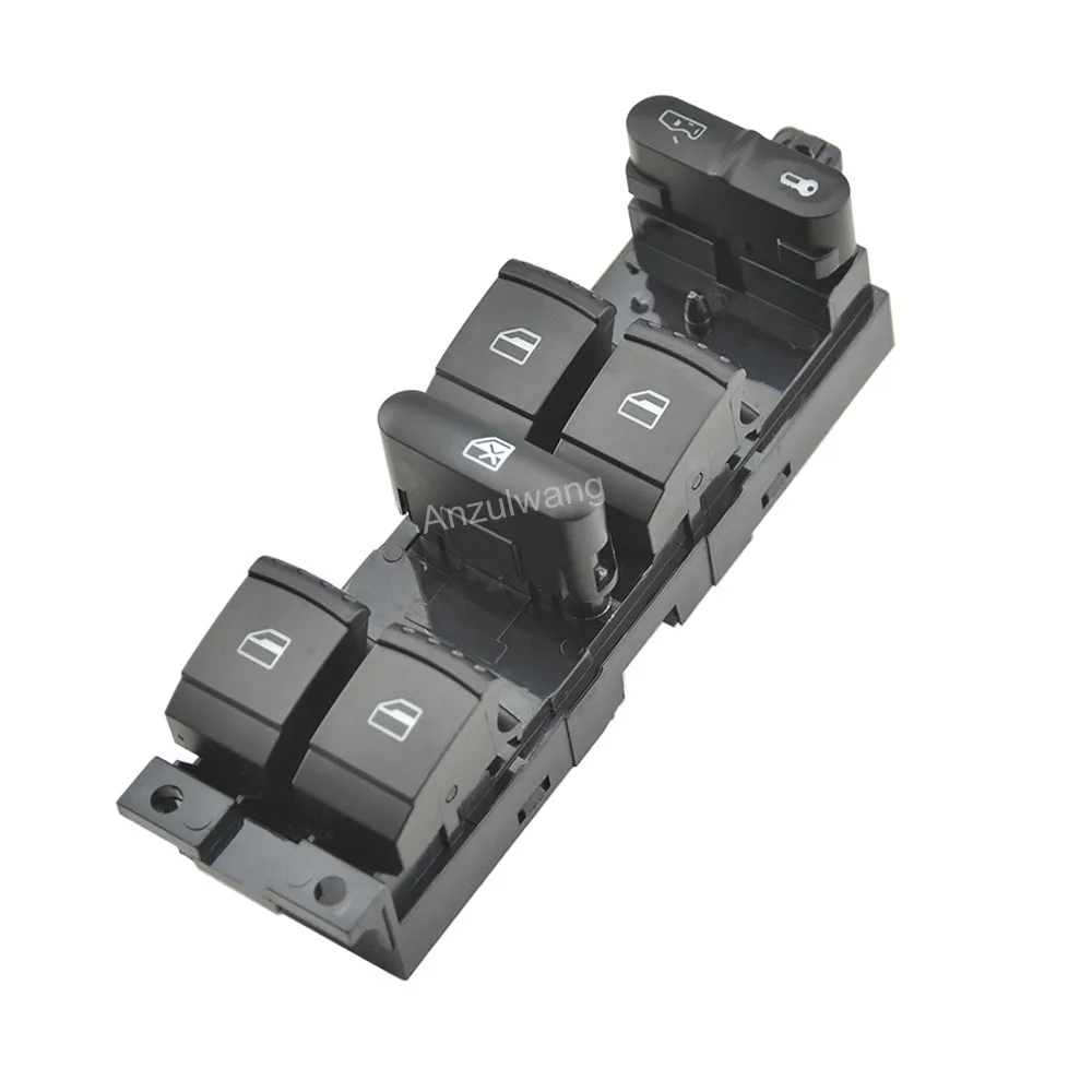 

Fit For VW Golf MK4 Bora Seat Skoda Octavia MK1 Fabia Master Power Window Switch1J4 959 857A 1J4 959 857 A Red Light