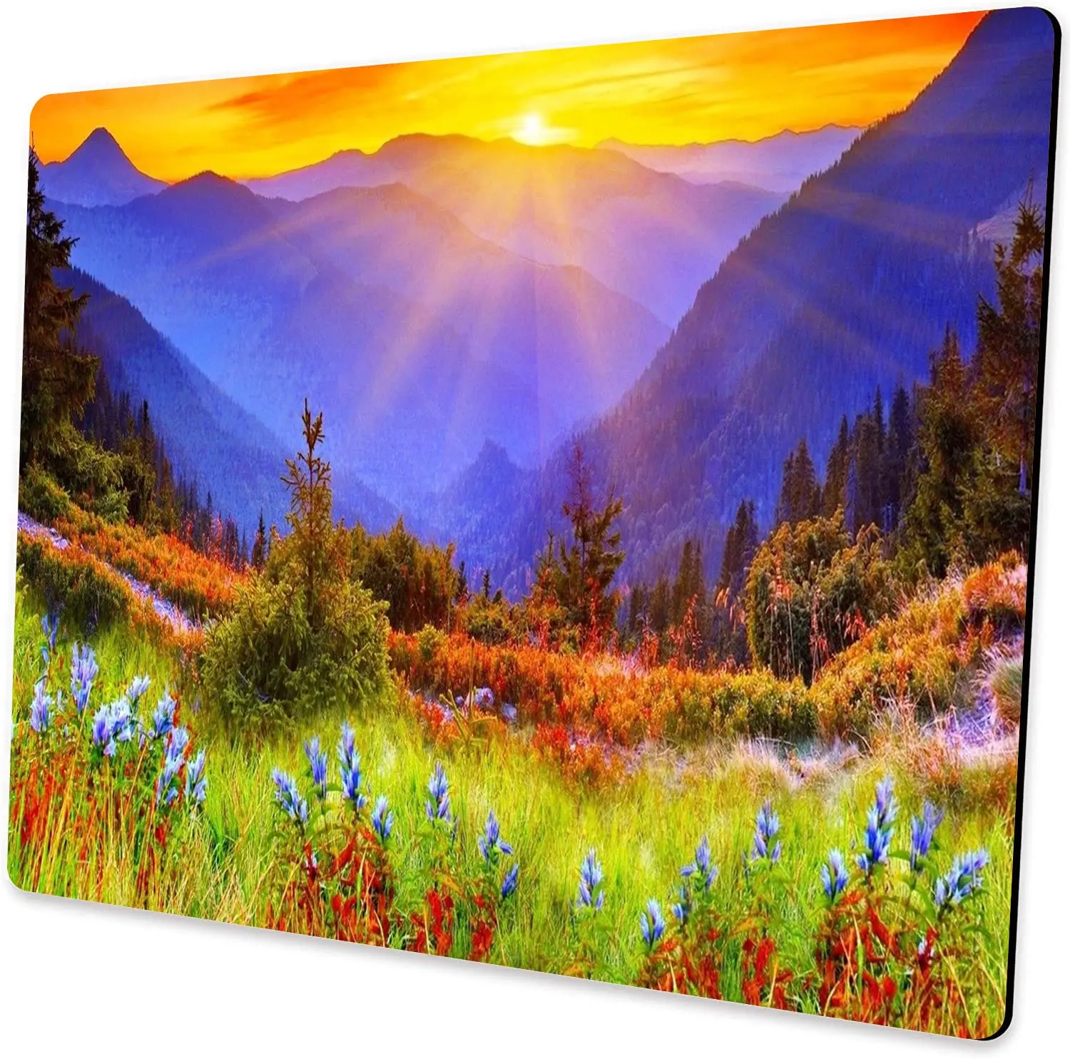 

High Quality Natural Scenery Printing Gaming Mousepad Gamer Mouse Mat Keyboard Mats Desk Pad Mousepads 22x18cm For Computer