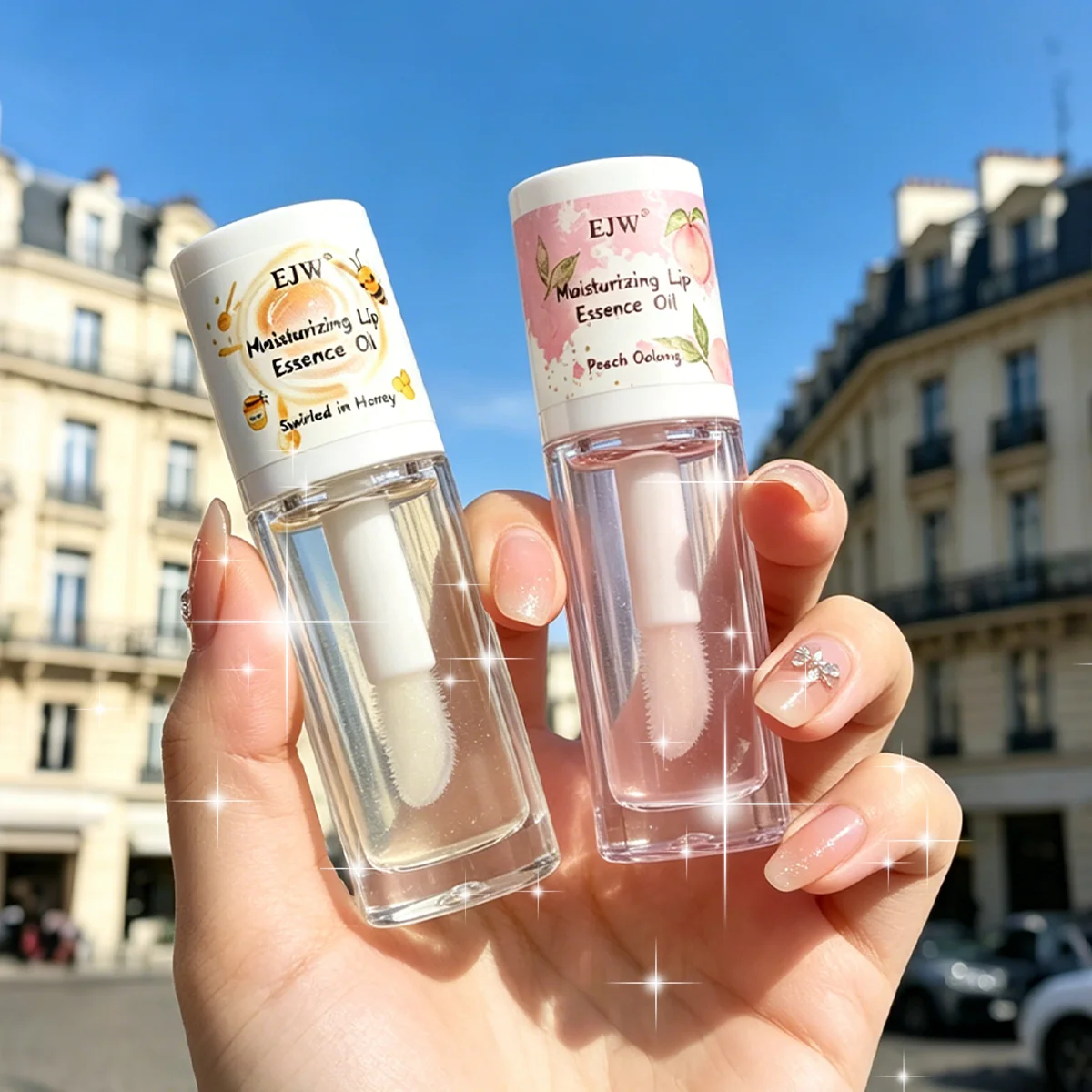 Lip Oil Lip Gloss Moisturizing Honey Lip Essence Serum Plump Smooth Lips Repair Dry Chapped Long Lasting Nourishing Care Women