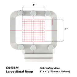 Brother Magnetic embroidery Hoop for Sewing embroidery machine NQ1600E NQ1400E NQ3600D...Baby Lock Solaris Machine metal frame