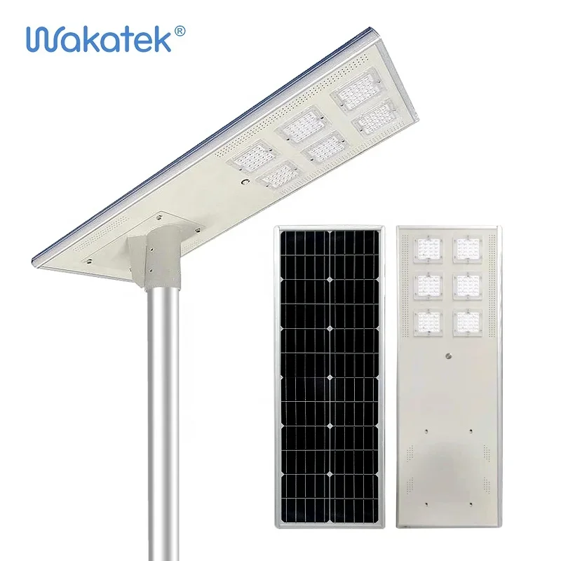 WAKATEK 2023 waterproof led outdoor all in one lighting solar power light