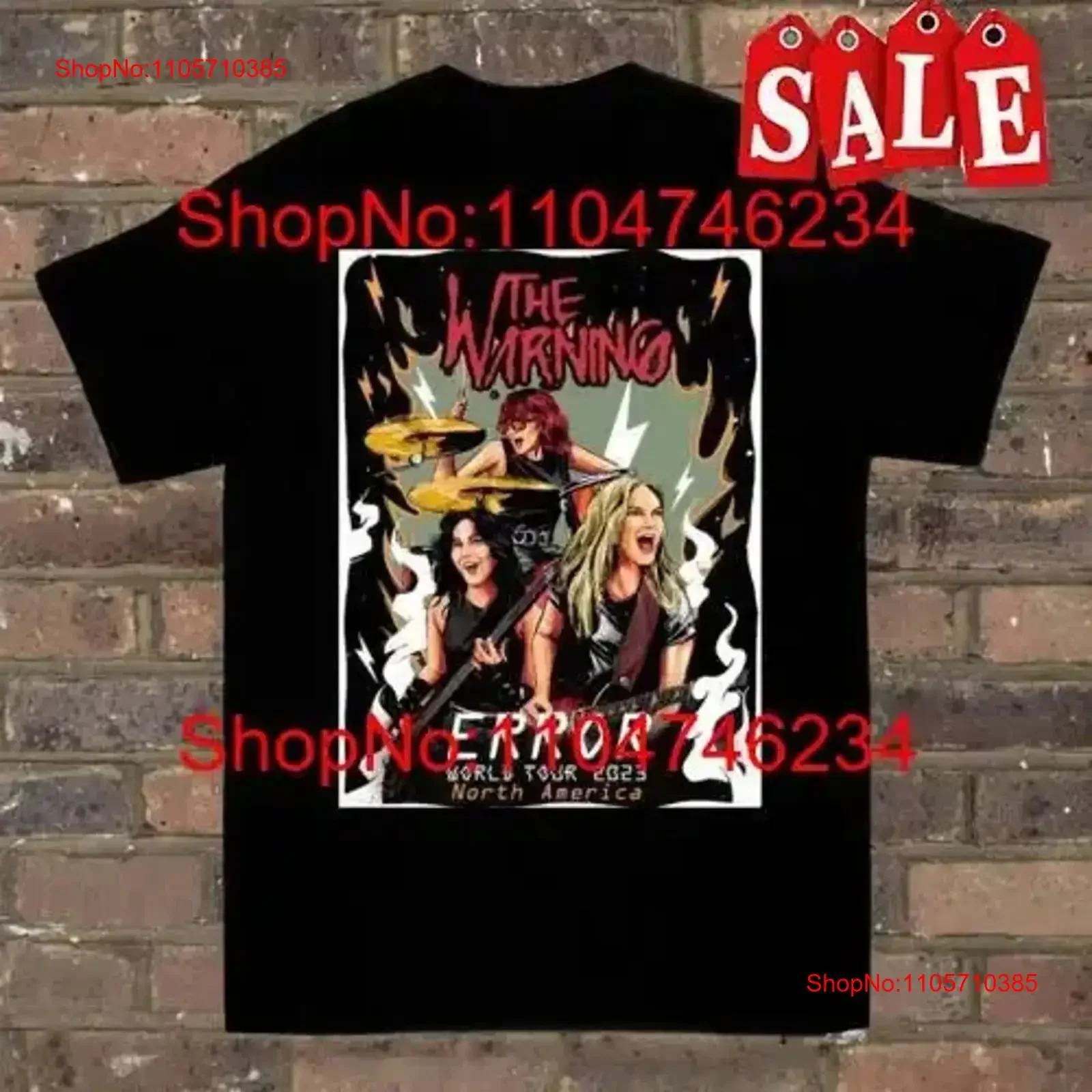 The Warning Cotton For Fan T shirt All Size S 5XL vintage Washed streetwear Slightly Stretched fashion Top Everyday Wear