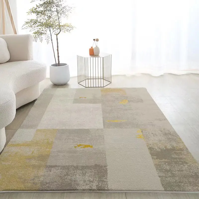 Modern Minimalist High-end Style Carpet Flange Floor Mat Soft and Comfortable Living Room Bedroom Universal Home Mat