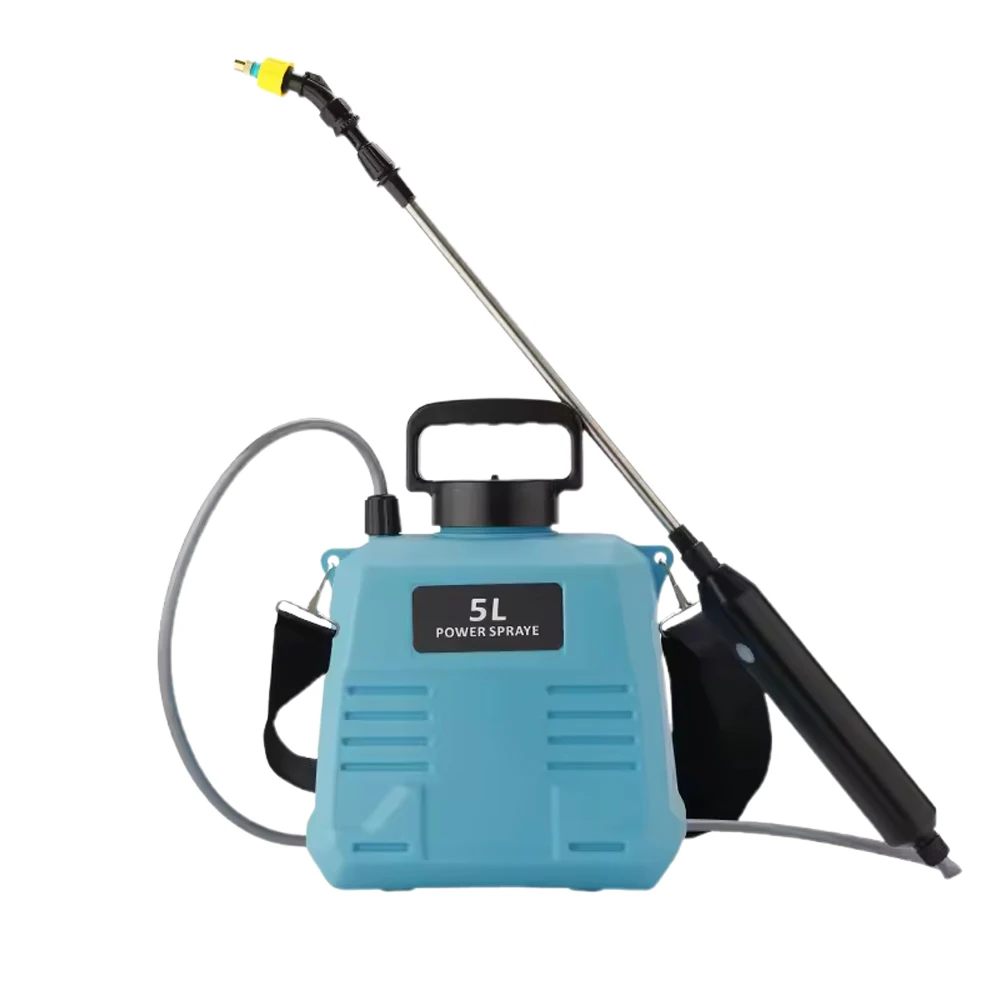 

5L Shoulder Garden Electric Sprayer Pot Atomization & Direct Spray for Outdoor Watering Handheld Pesticide Sprayer Water Can