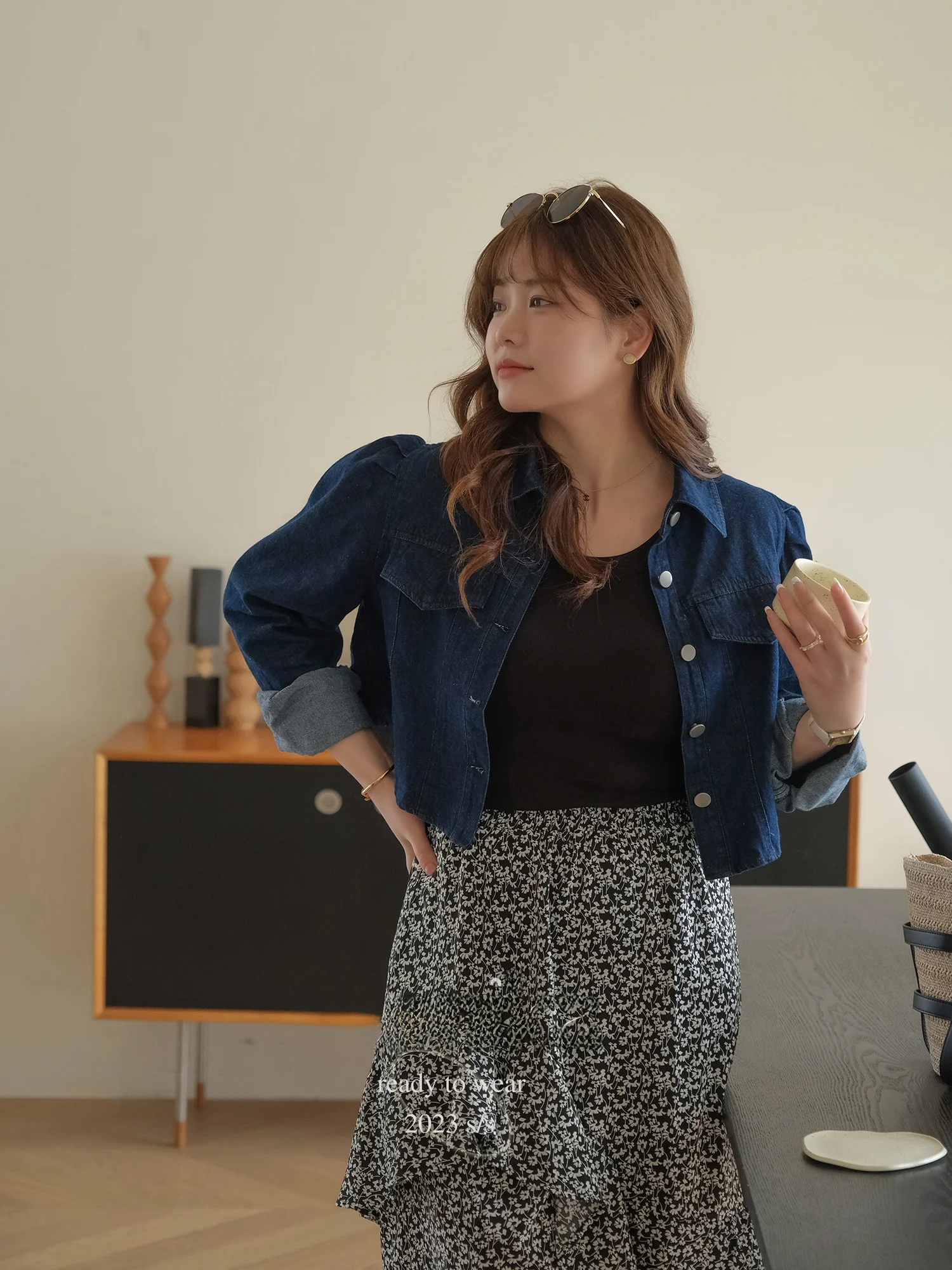 Monica plus Size Women's Sprin - огляд і ціна Denim Jacket Vintage