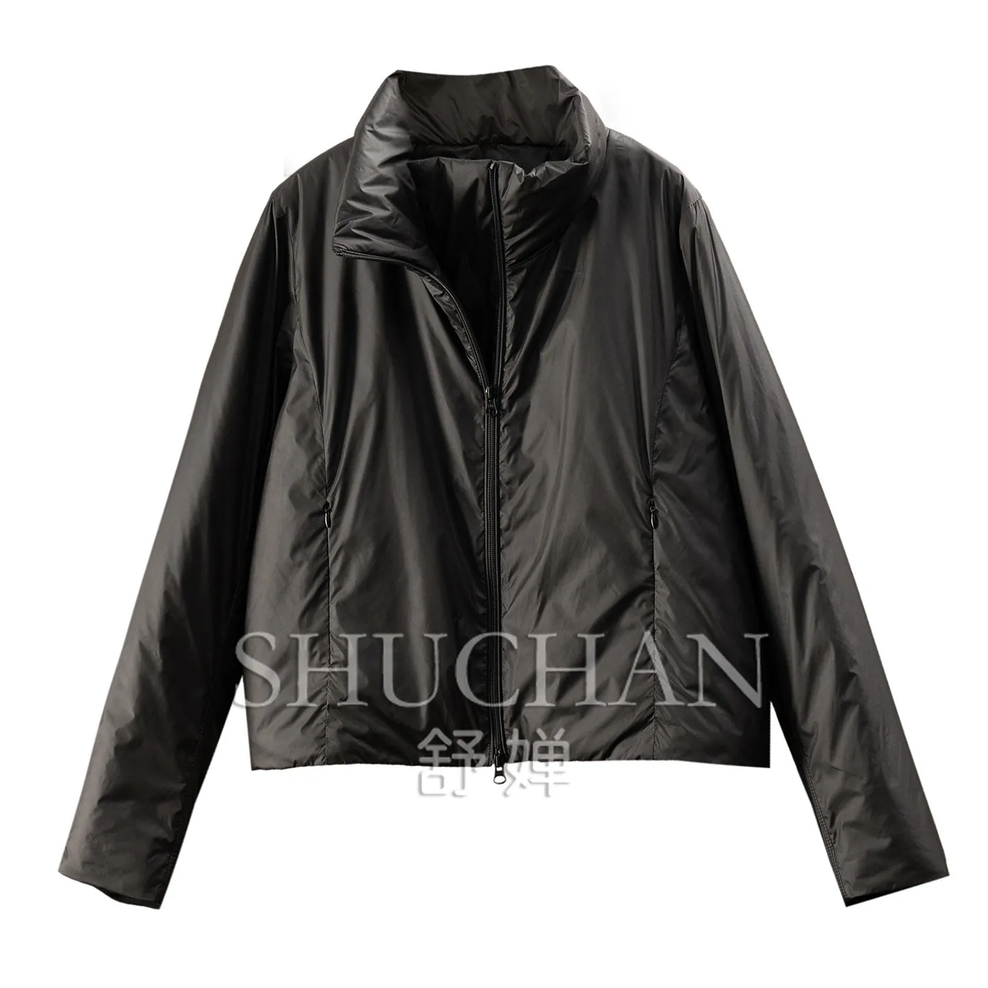 Light and Warm Luxury Coat Black Technology Knitted 3M New Shirley Warm Velvet Cotton Jacket Women 81J8