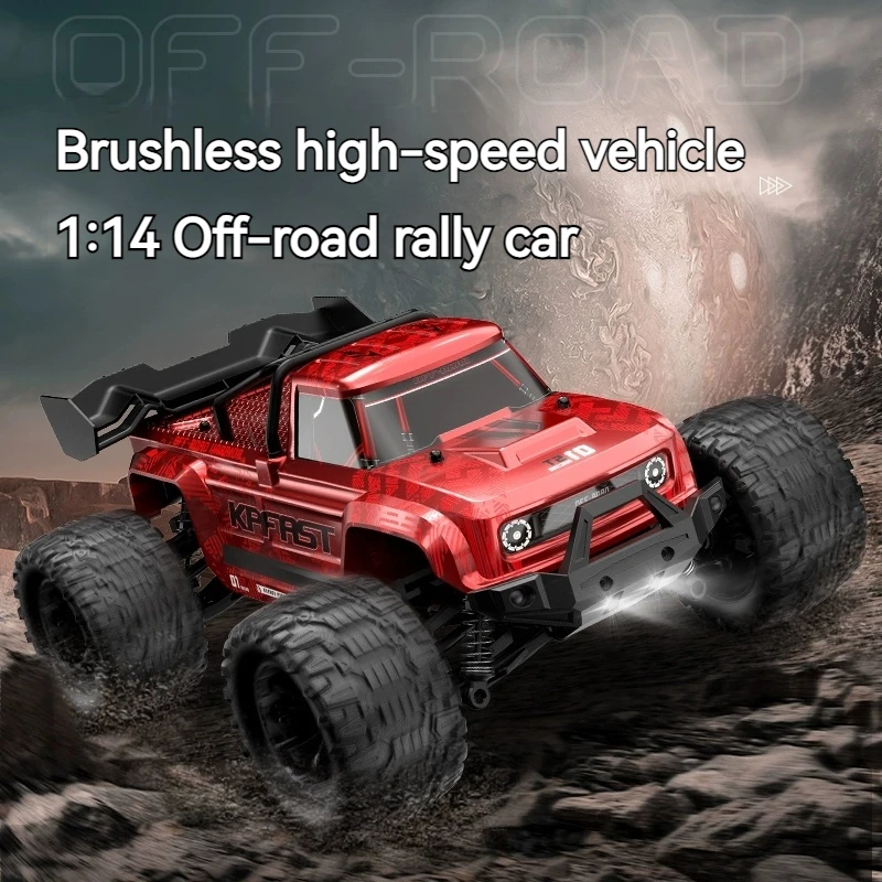 

KF18 High-Speed Car Full Scale 1:14 Brushless 3s Four-Wheel Drive Model Car Climbing Off-Road Vehicle Electric Model Toy Gift