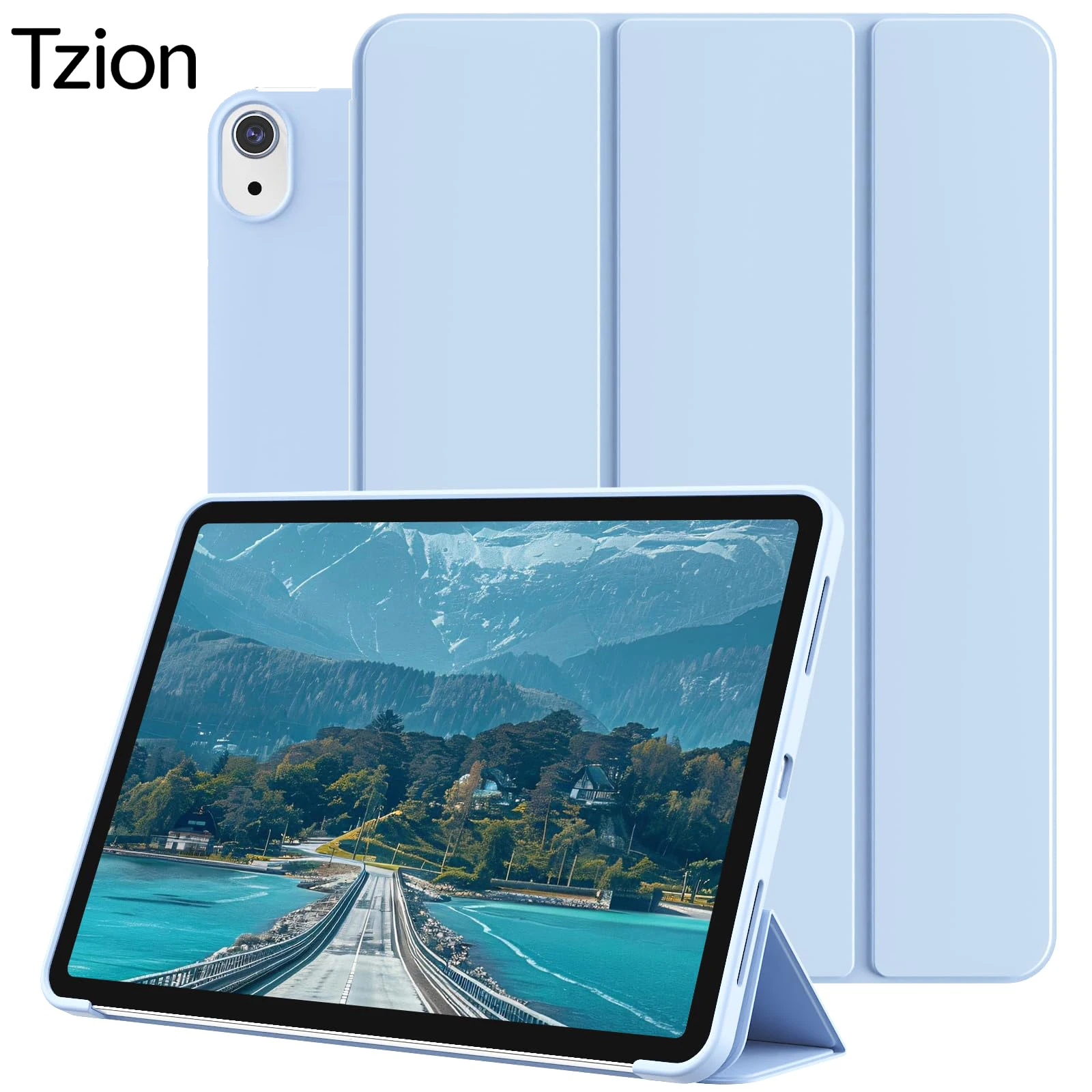 

Чехол для iPad Air 11 дюймов M4/M3/M2 (2029/2025/2024), iPad Air 10.9 5-го/4-го поколения (2022/2020), магнитный флип-чехол Smart Cover, мягкий чехол-накладка