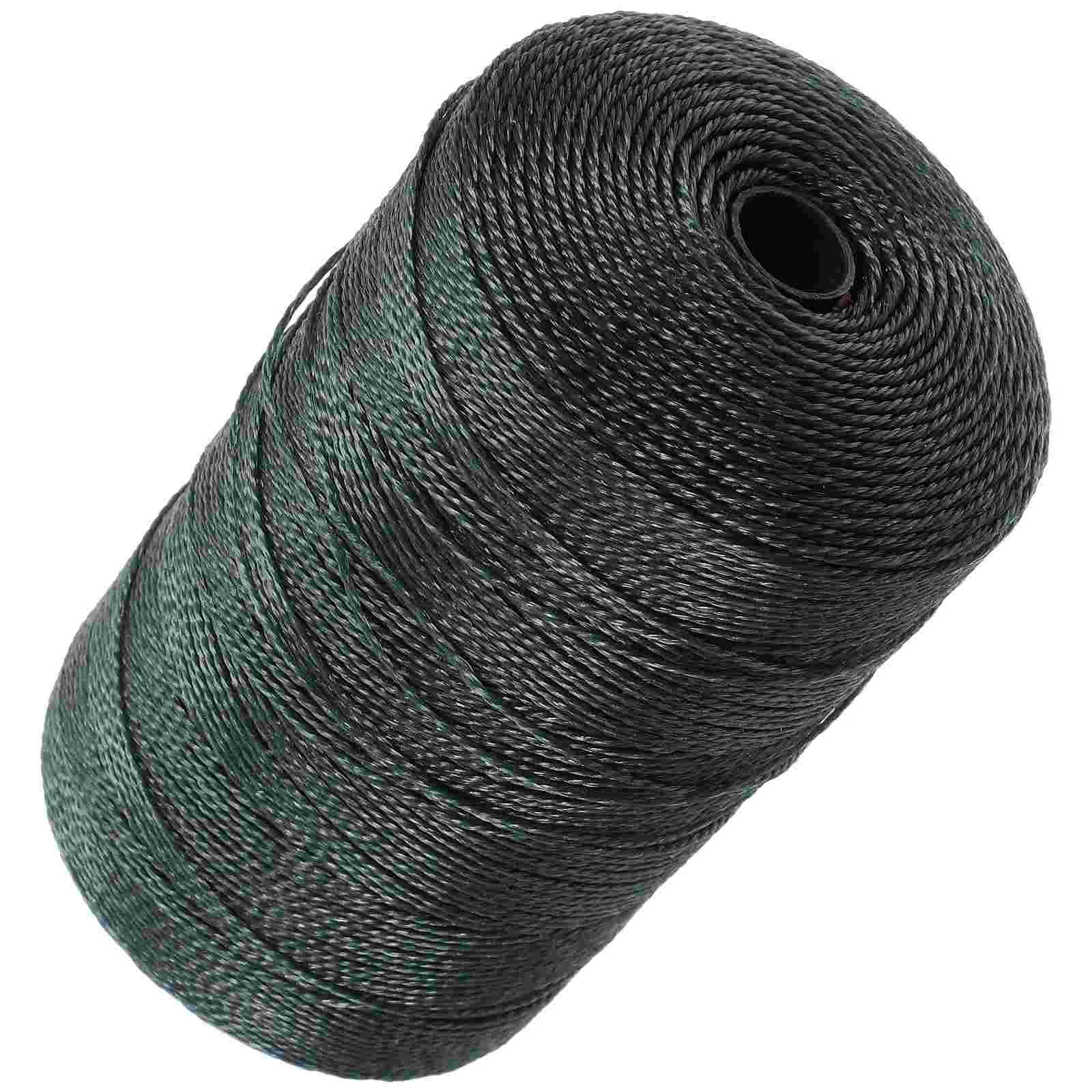 Gift Wrapping Rope Fishing Net Repair Line Multi-use Multipurpose Dark Green Nylon Braided