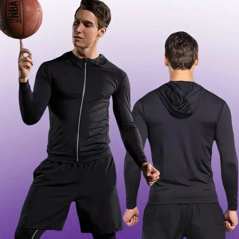 

2025 Bestseller running outerwear, high elasticity and quick drying, cool and breathable, sports blue ball