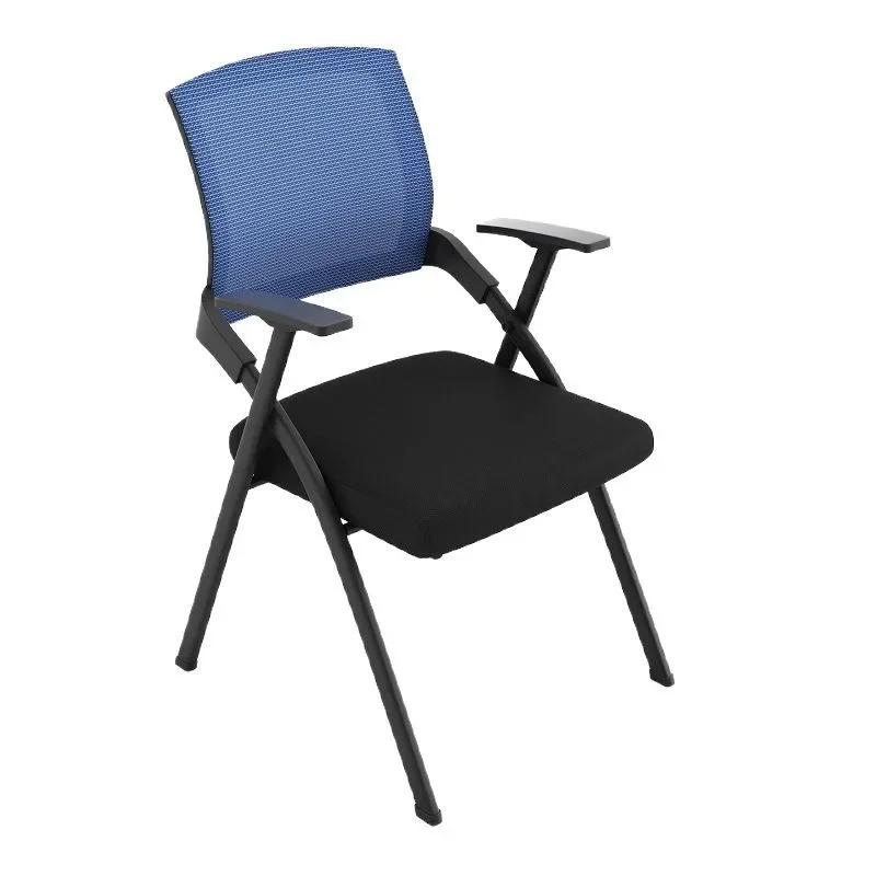 

Meeting room chair mesh training folding with writing board table board learning table