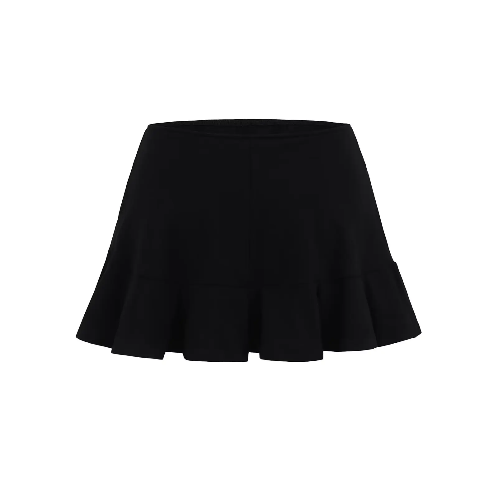 تنورة نسائية قصيرة مطوية على شكل حرف A مضادة للضوء بأسلوب رياضي أمريكي عصري للصيف
