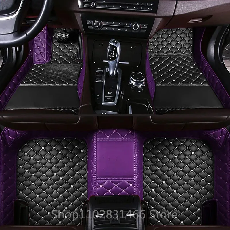 Custom Car Floor Mats for BMW F31 Touring 3 Series 2011-2019 Year Eco-friendly Leather Car Accessories Interior Details