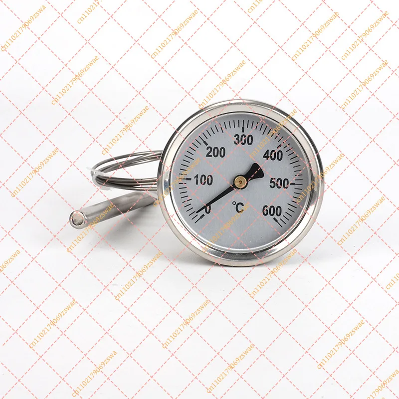 500°C Stainless Steel Pizza Oven Thermometer, High-Temp Dial Kiln Thermometer