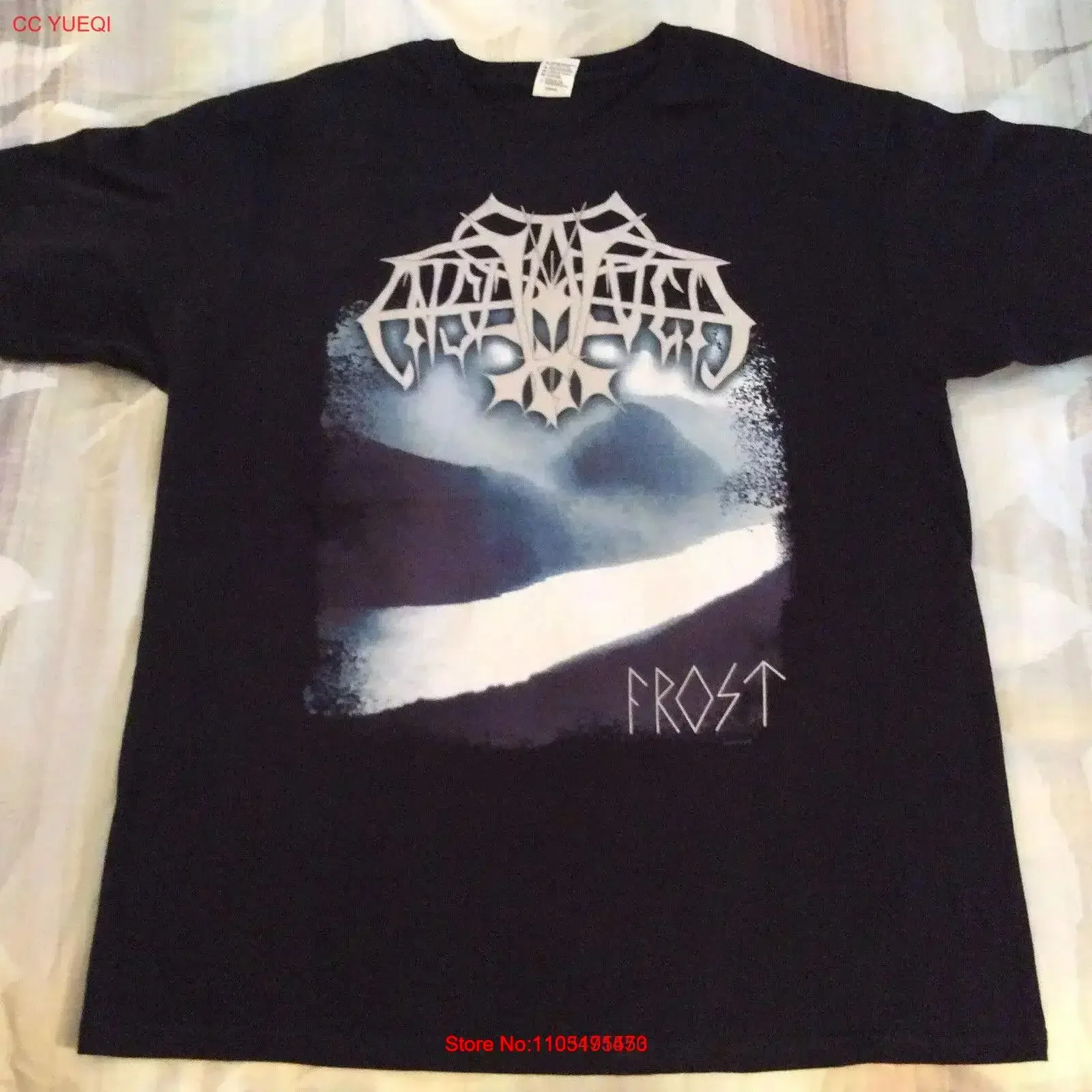ENSLAVED FrosT T Shirt XL Azarath The Chasm Inquisition Urgehal Urfaust vintage Lavé Décontracté Unisexe mode Confortable