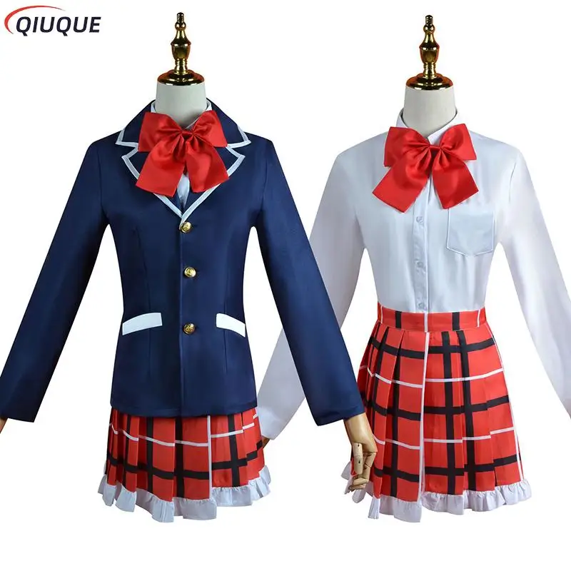 

Takanashi Rikka Косплей Love Chunibyo и другие иллюзии Косплей Костюм JK Школьная форма Юбка Женское платье Костюм Одежда
