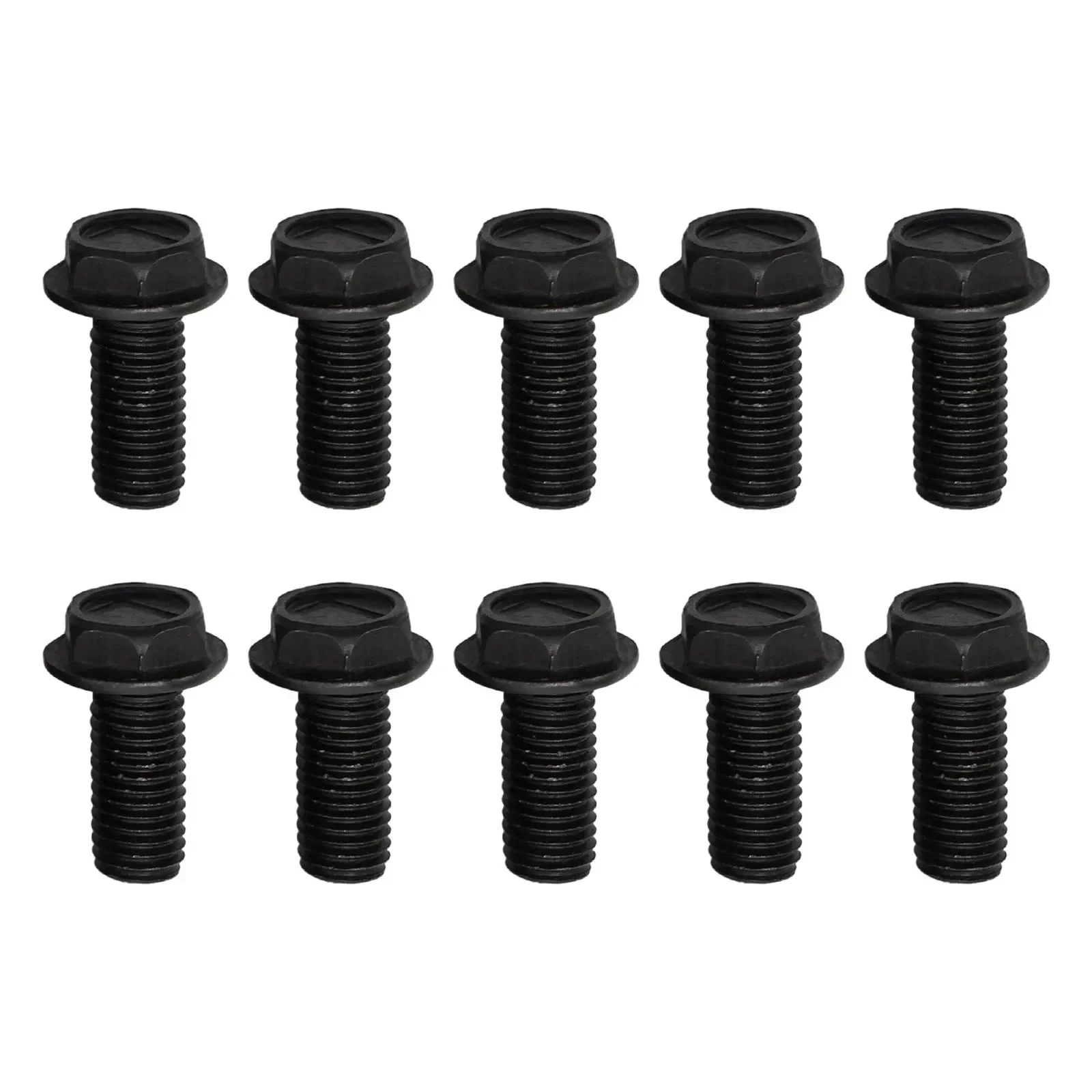 Parts Screw For Cutting Machine 10pcs Accessories Carbon Steel Hex Flange Left Hand Thread M8 M7 M6 High Quality